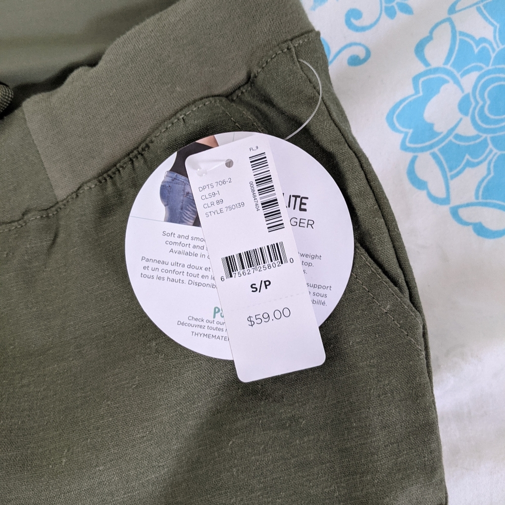 Thyme maternity cargo pant